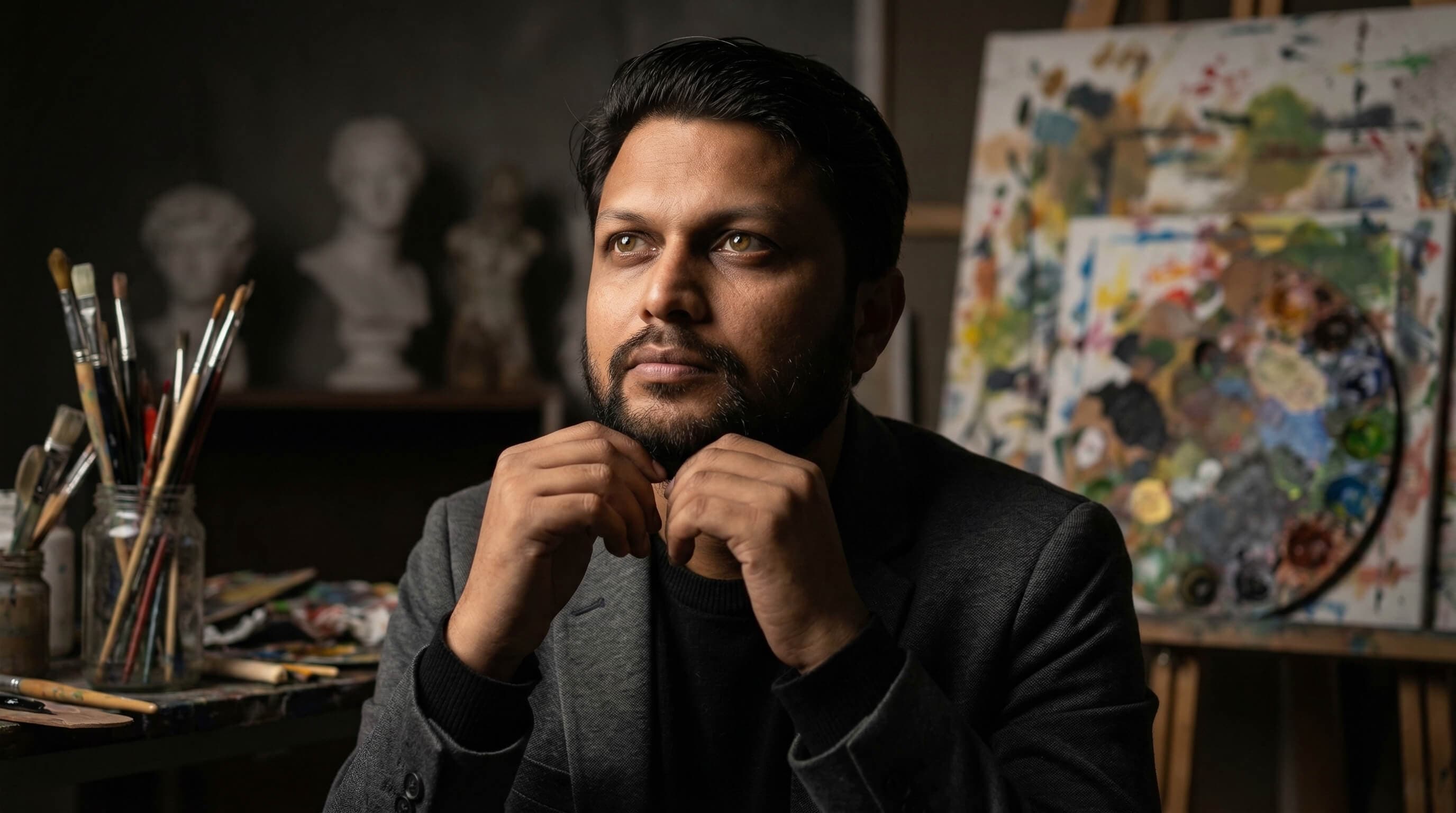 Santosh Goswami portrait